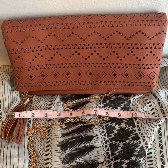 Torrid Boho Convertible Purse Cognac - Picture 5 of 5